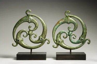 Triskele appliques, Romano-Celtic